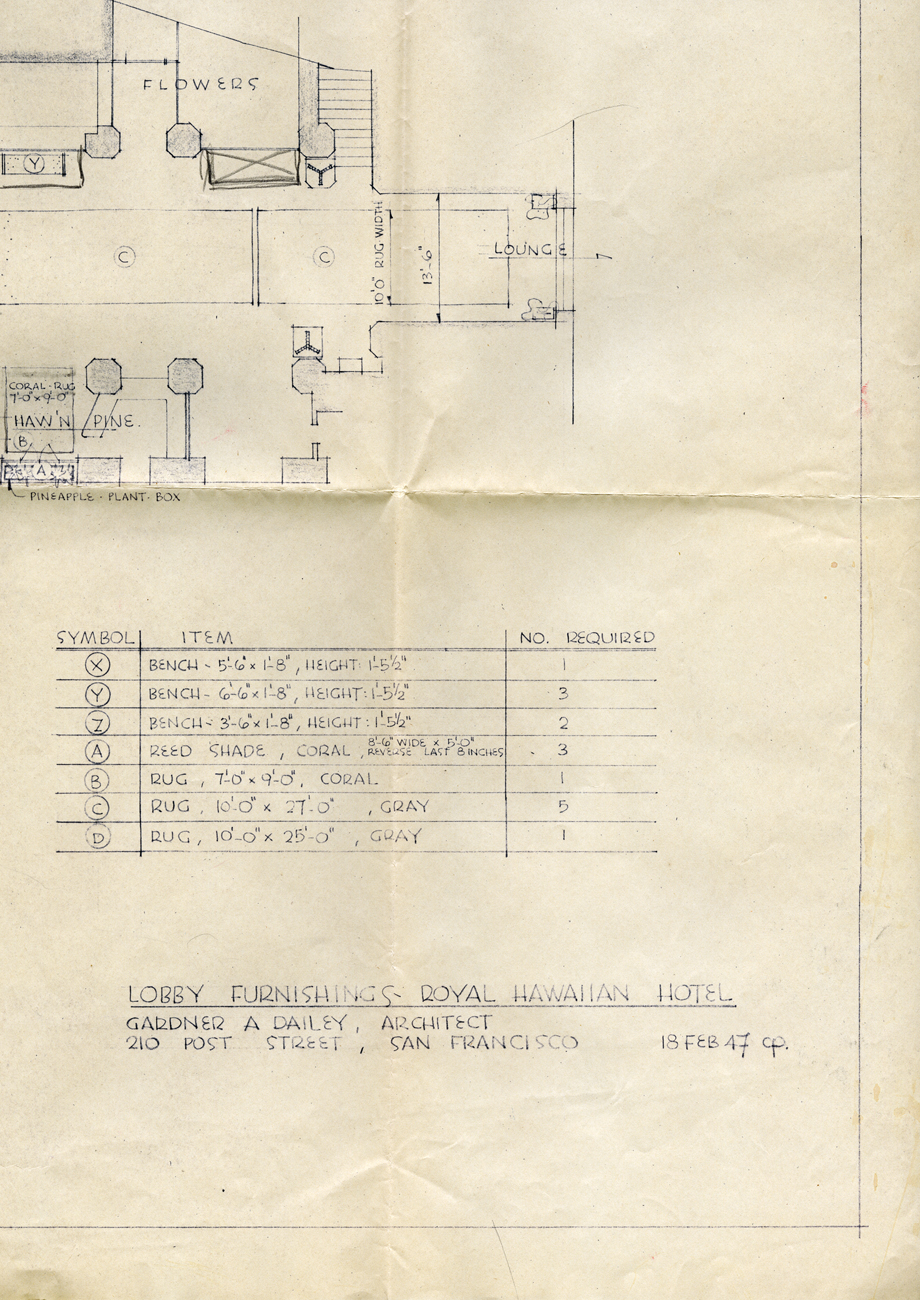 Royal Hawaiin drawing interior