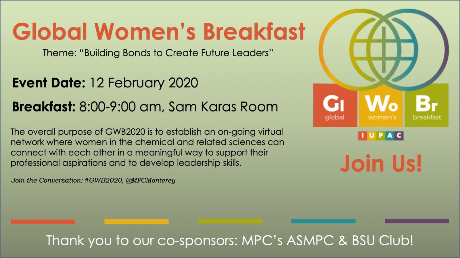 Global Women's Breakfast Banner