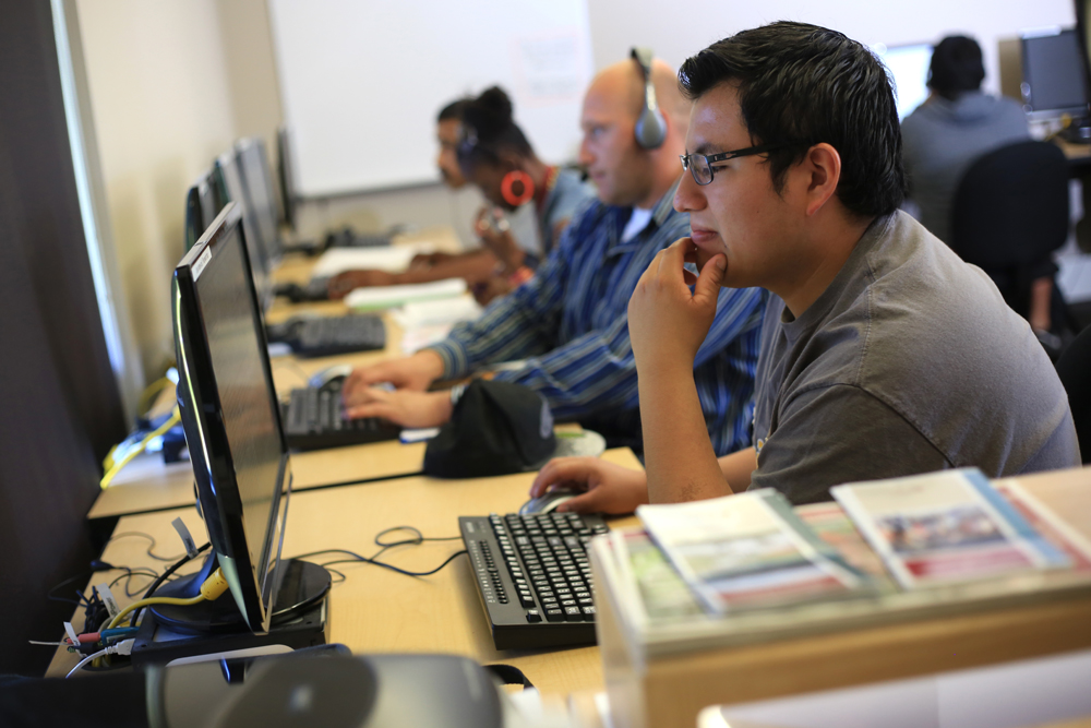 Student in CAI Lab 1