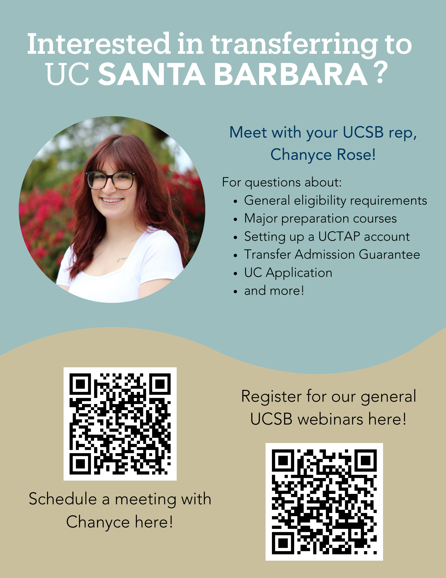 UCSB Counselor Flyer - Chanyce