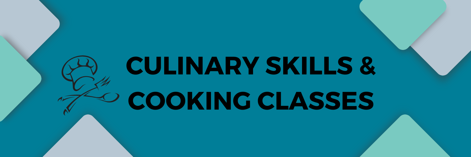 Culinary skills & cooking classes web banner